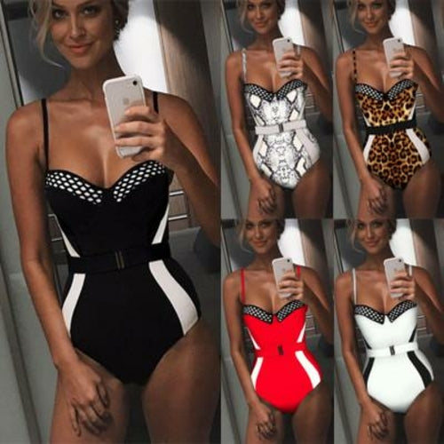 Sexy One-piece Suits Steel Bracket Bikini Swimwear Womens Brazilian